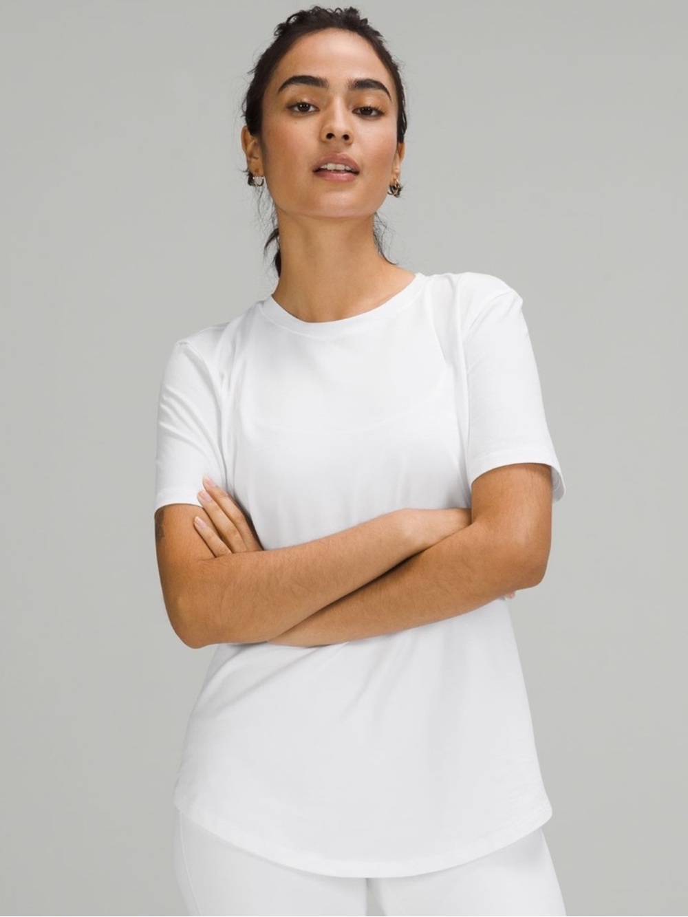 🆕 Lululemon LOVE TEE Solid White Short Sleeve Size 10 Lightweight Breathable NWT